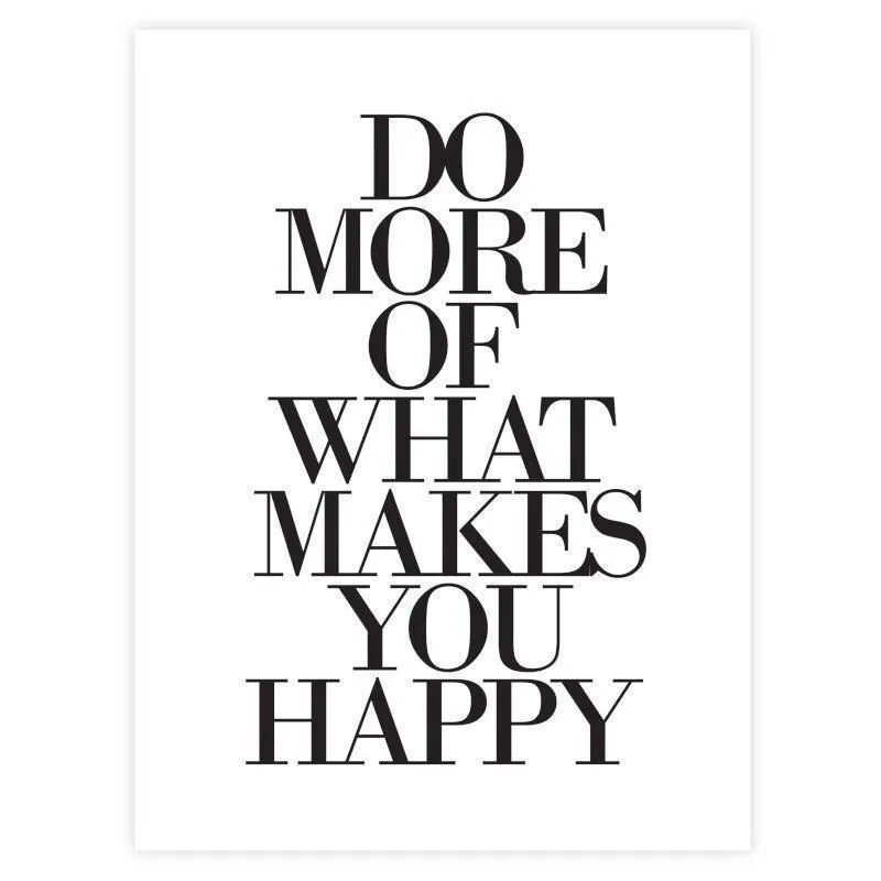 Poster Do More 30x40 valge