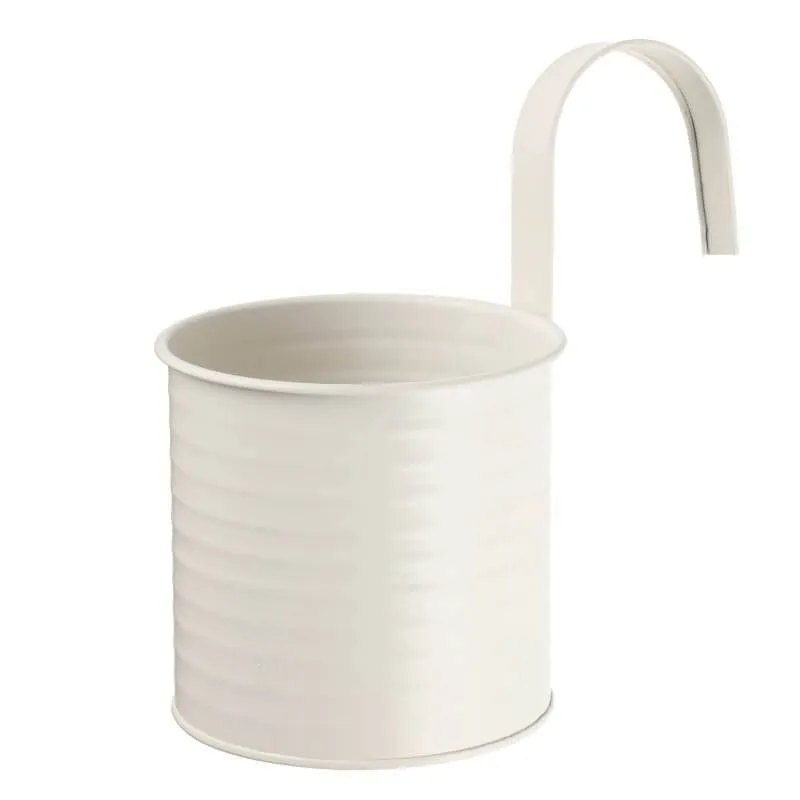 Lillepott Zinc valge