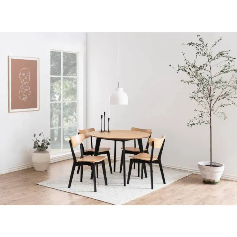 Söögilaud Rogby D105 must/tamm