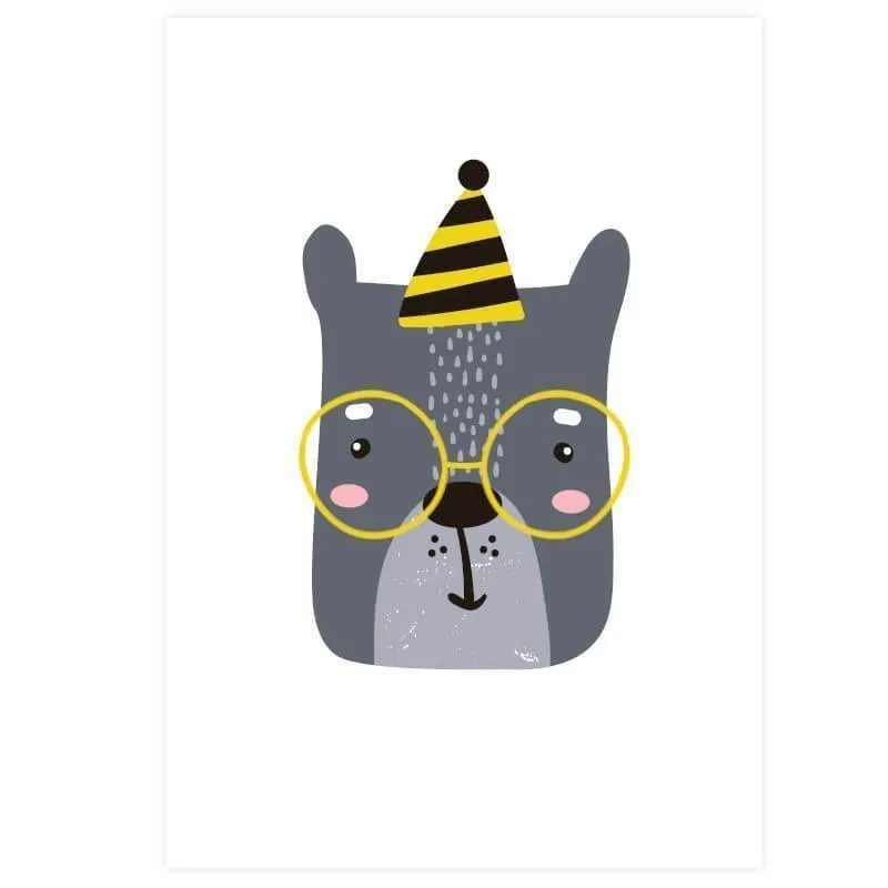 Poster Bear 21x30 hall
