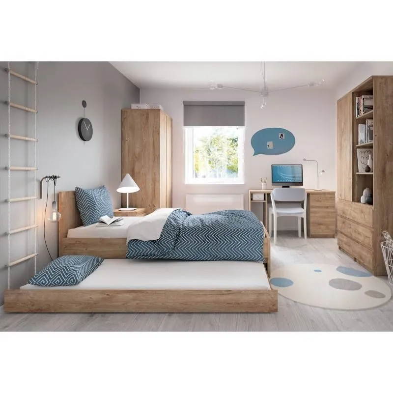 Voodi Fribo 90x200 kuldtamm