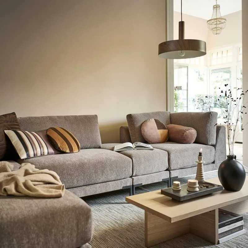 WOOOD Lounge element Couple parem taupe