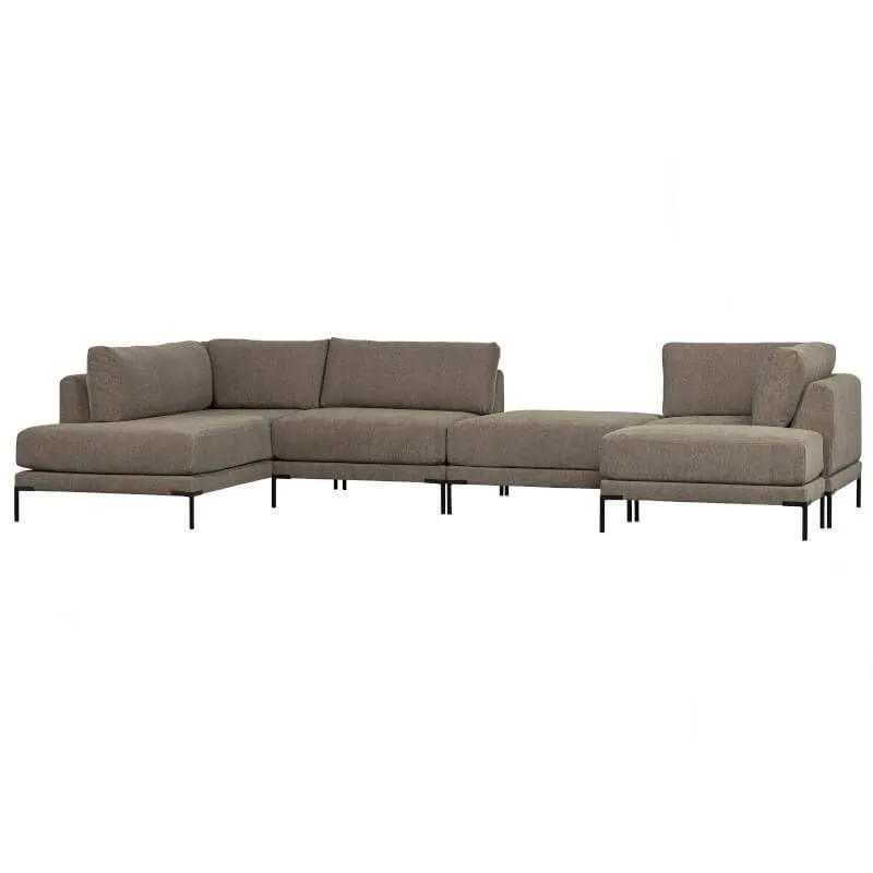 WOOOD Lounge element Couple parem taupe