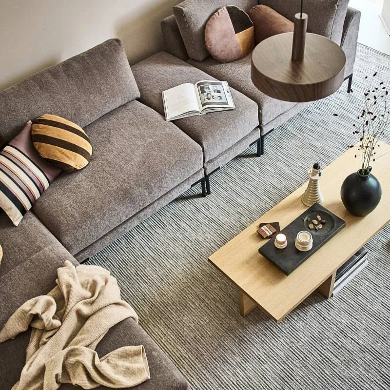 WOOOD Lounge element Couple parem taupe