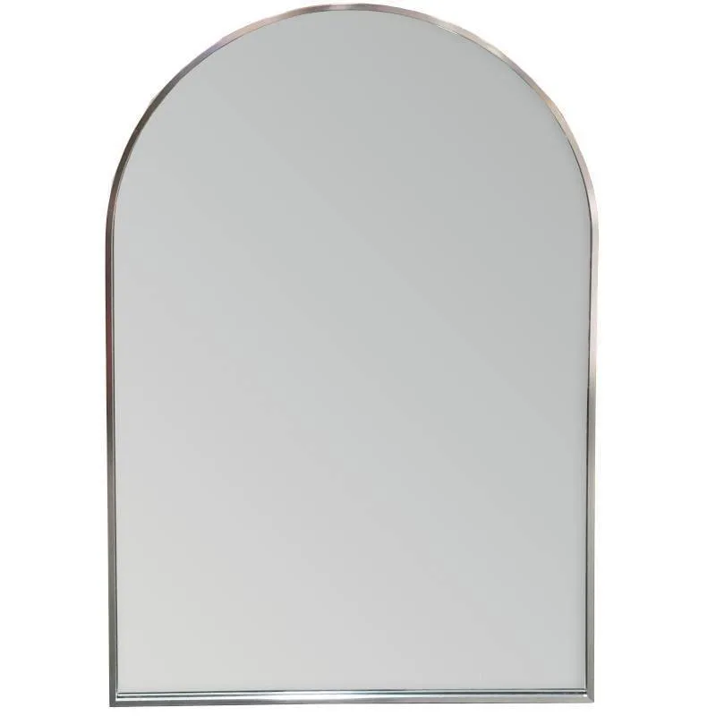 Seinapeegel Modern Arch 50x75 hõbedane