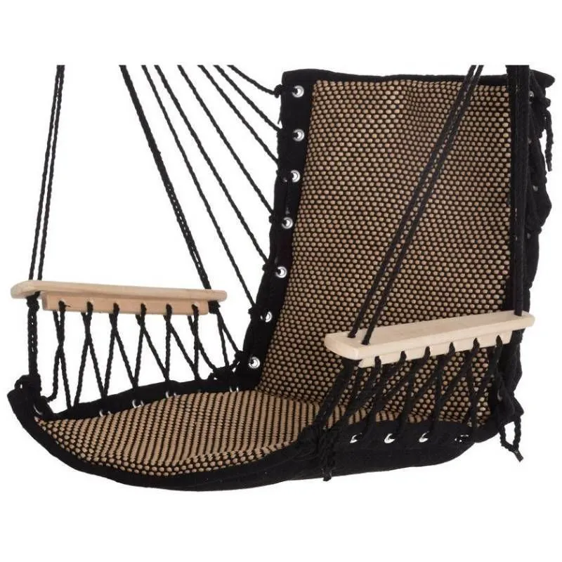 Kiik Hammock käetugedega must