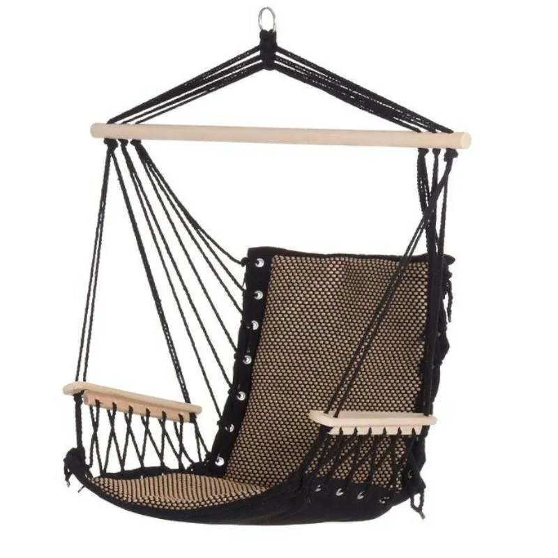 Kiik Hammock käetugedega must