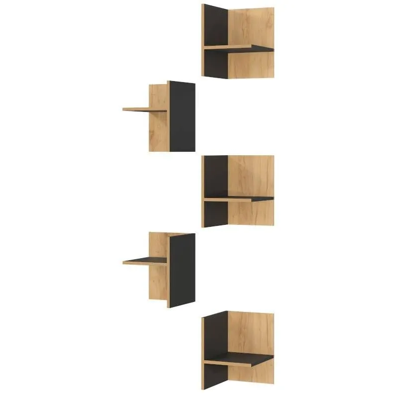 Riiuli vaheseinte komplekt 5tk Podium grafiit/navarra