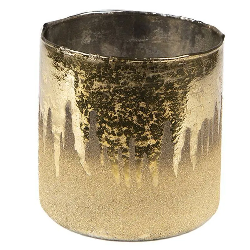 Küünlahoidja Golden H10 kuldne/pruun
