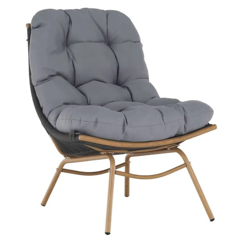 Aiamööbli komplekt Galante diivan+2 tugitooli+laud hall/beež