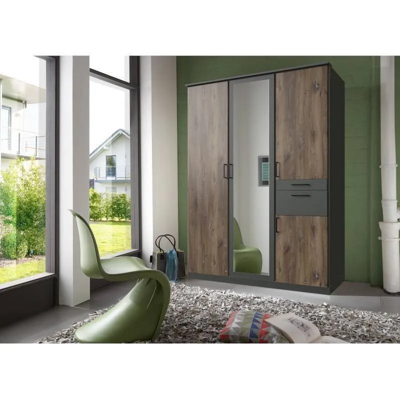 Riidekapp Hennef flagstaff/grafiit