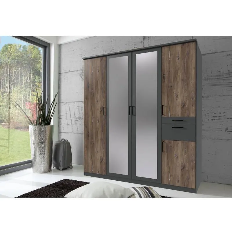 Riidekapp Hennef flagstaff/grafiit