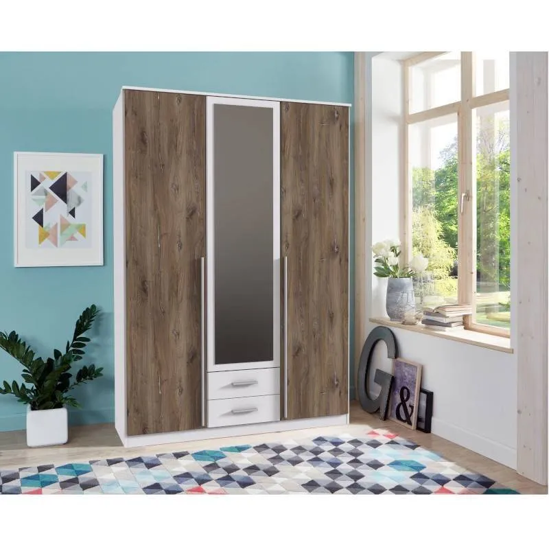 Riidekapp Herford flagstaff/valge