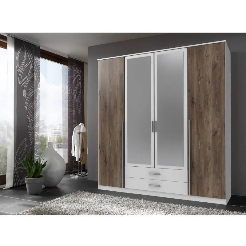 Riidekapp Herford flagstaff/valge