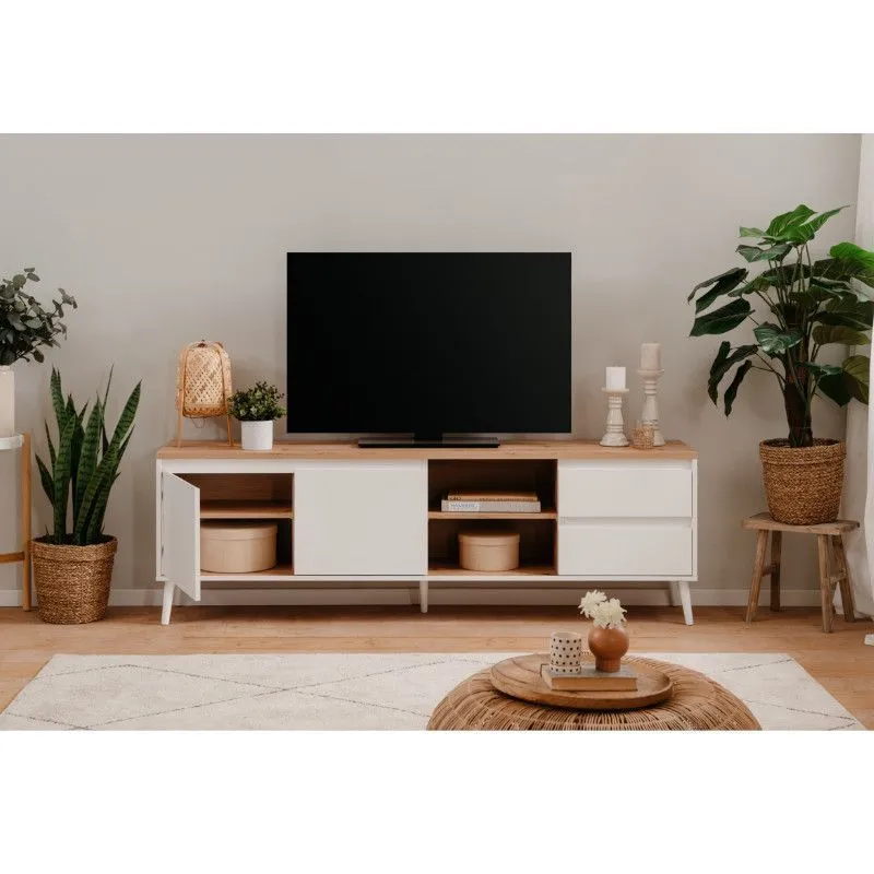 Tv-alus Linz artisan/valge