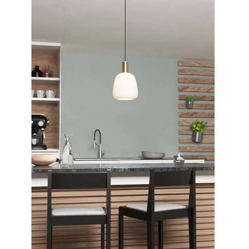 Ripplamp Eglo Manzanares valge/kuldne