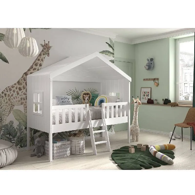 Majavoodi+redel House 90x200 valge