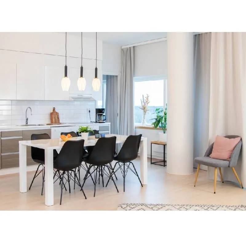Sessak Rippvalgusti Raven must/valge