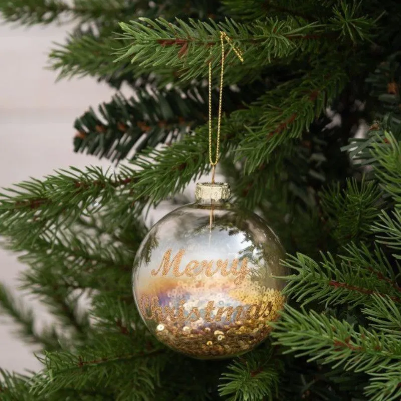 Jõuluehe Merry Christmas 3tk D8 kuldne