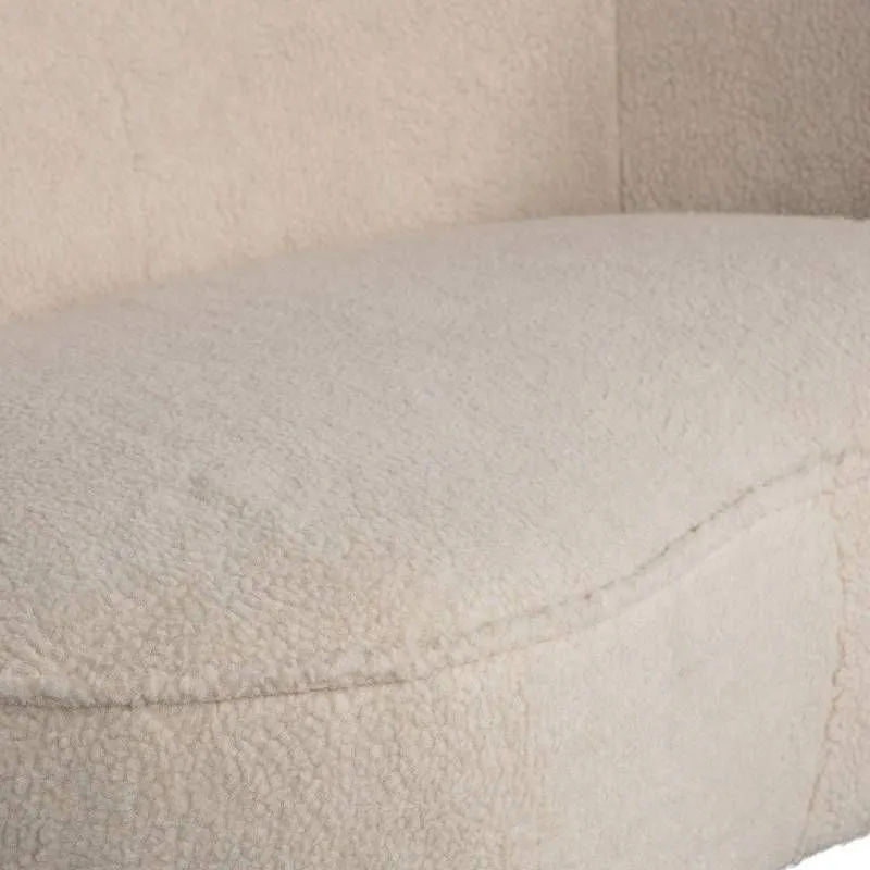Lounge tugitool Sara vasak off white