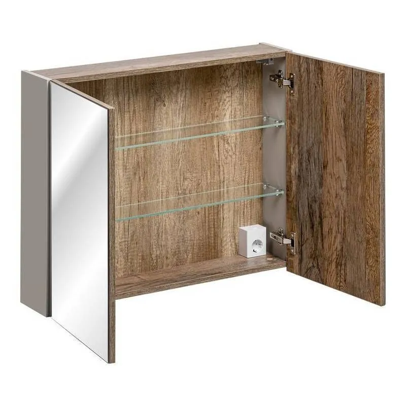 Peegelkapp Santa Fe 80 taupe