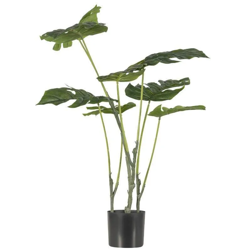 WOOOD kunsttaim Monstera H76 roheline