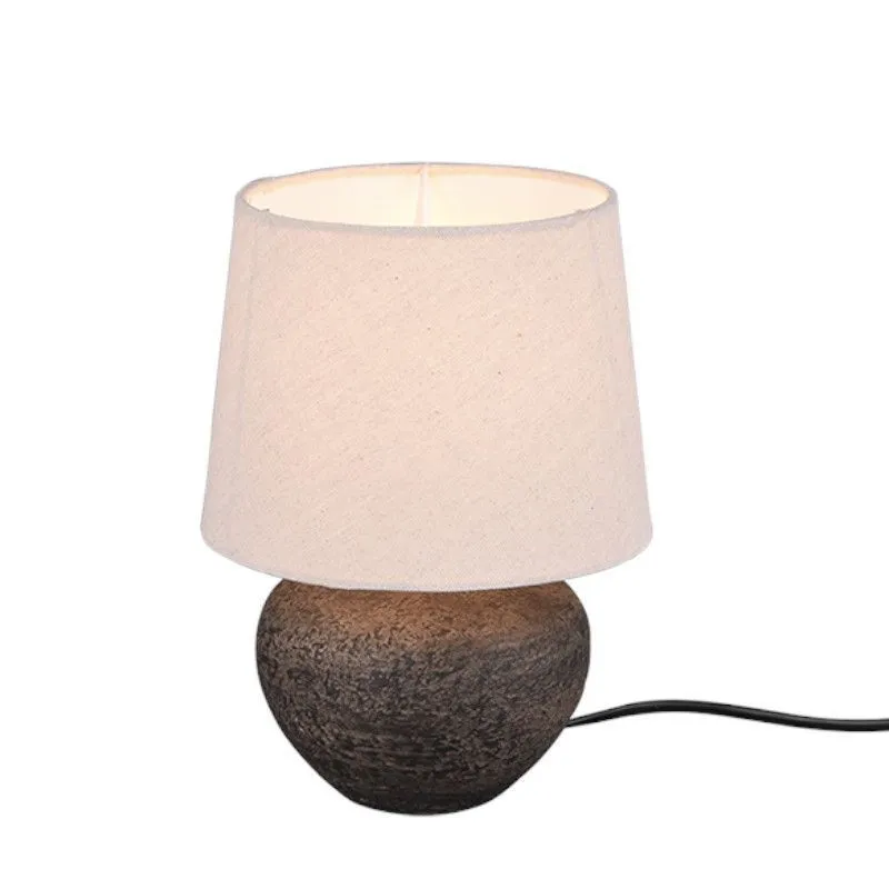 Laualamp Lou pruun/valge
