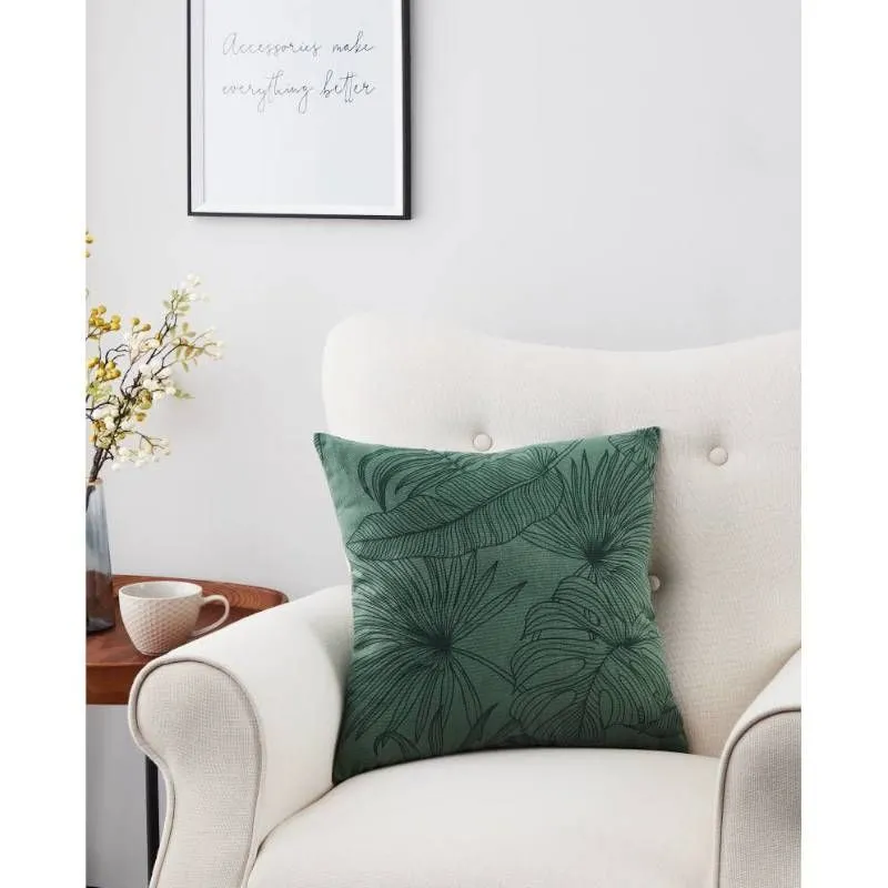 Dekoratiivpadi Chevery 45x45 roheline