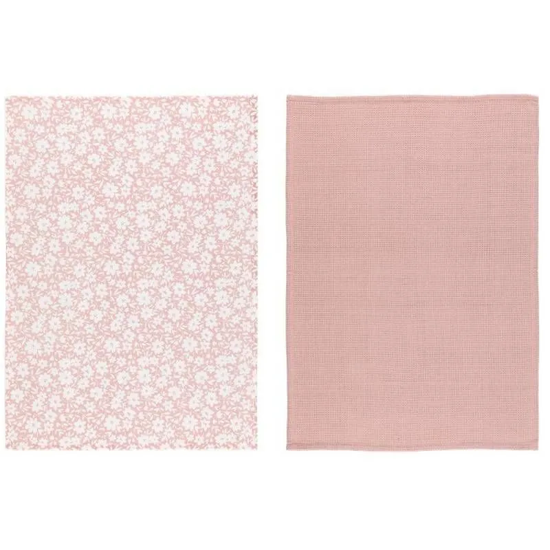 Köögirätikud Bloom 50x70 roosa/valge 2 tk