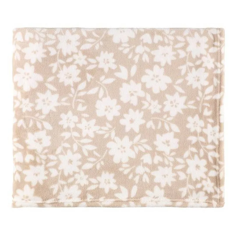 Pleed Bloom 127x152 valge/beež