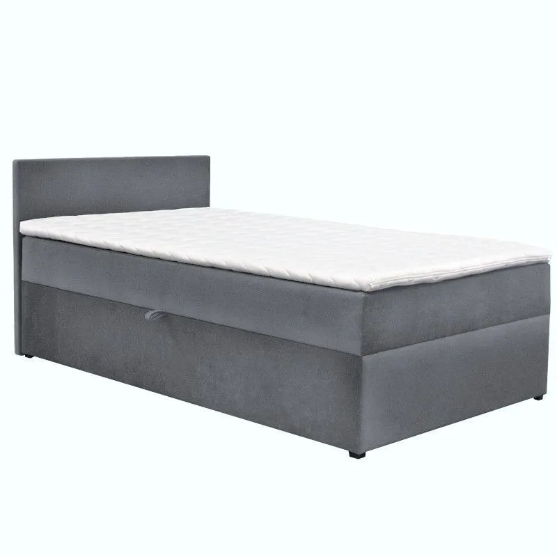 Pesukastiga kontinentaalvoodi Clara pocket 90x200 hall
