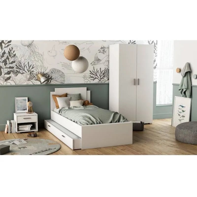 Voodialune sahtel Life 90x200 valge