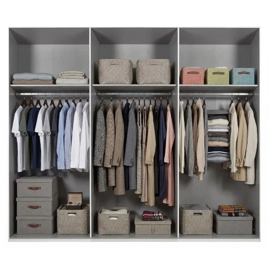 Lükandustega riidekapp Andorra 300 grafiit/artisan