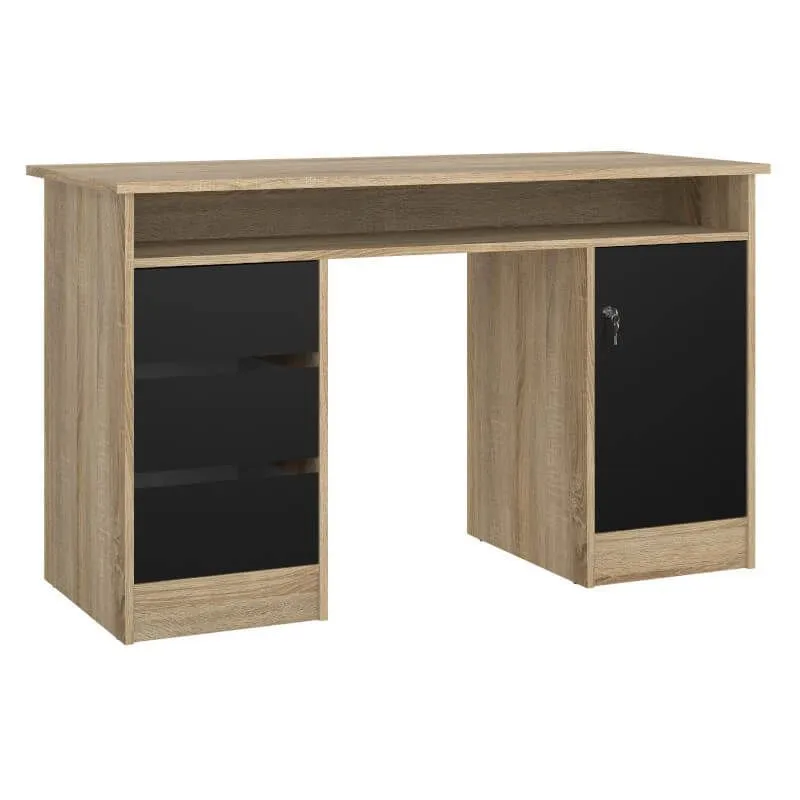 Kirjutuslaud Function 3s1u tamm/must