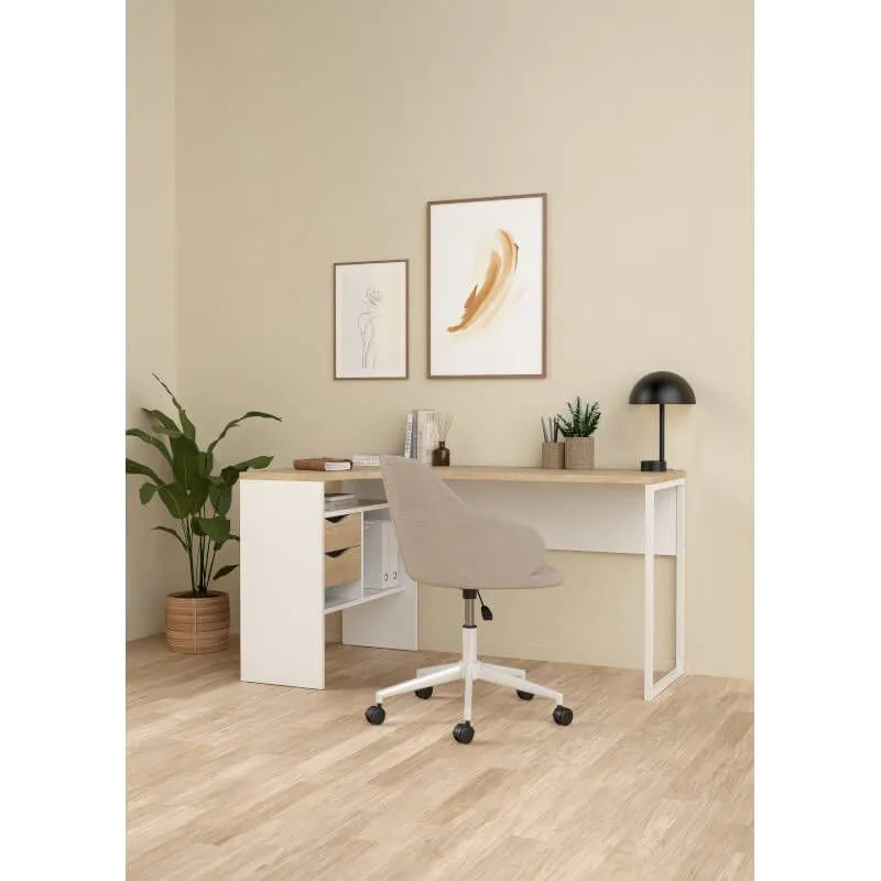 Nurgalaud Function valge/hickory