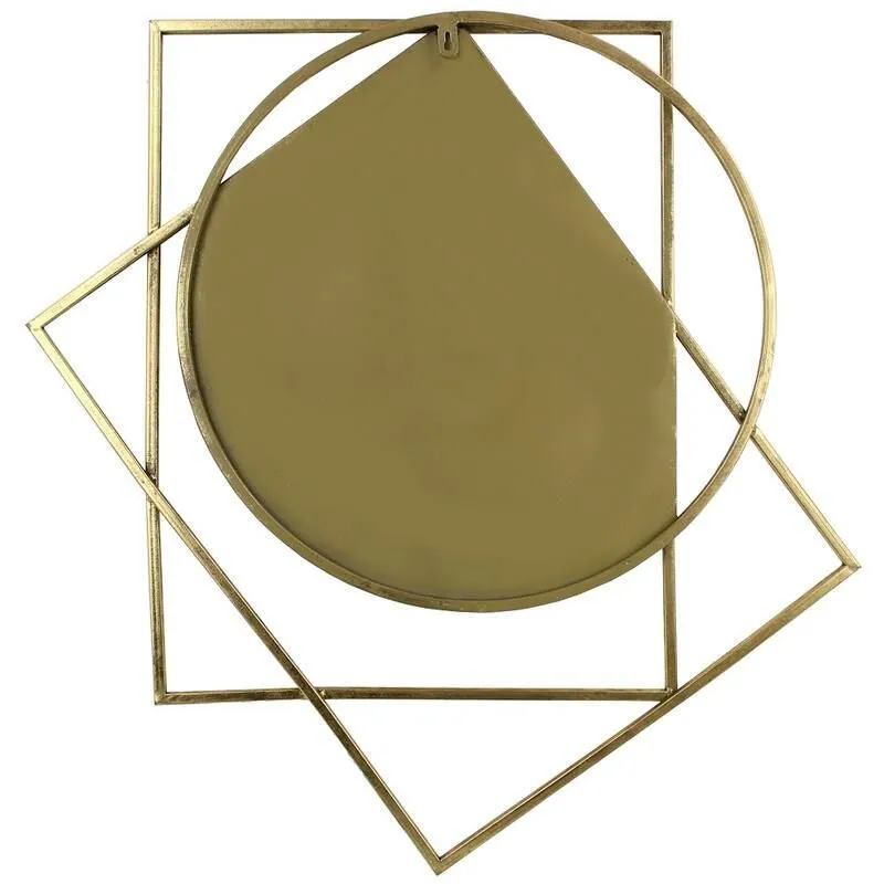 Peegel Geometrical 63x73 kuldne