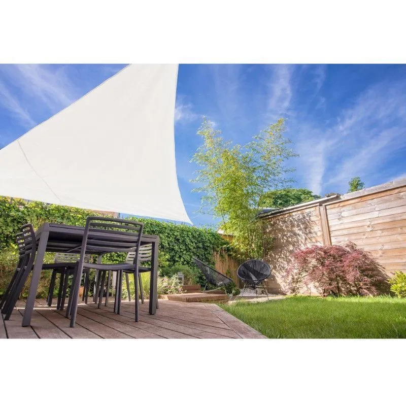 Päikesevari Triangle 5x5m valge