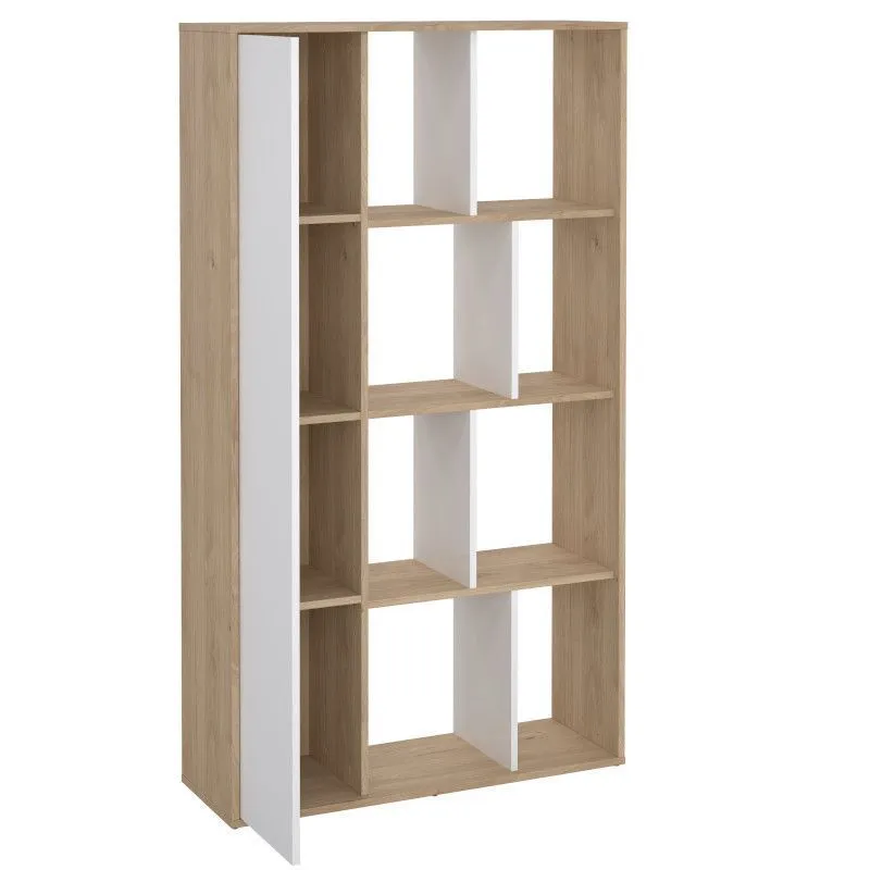 Raamaturiiul Maze hickory/valge kõrgläige