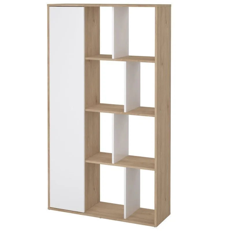 Raamaturiiul Maze hickory/valge kõrgläige