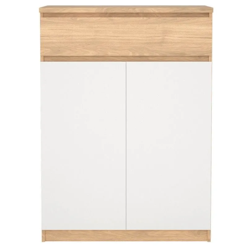 Jalatsikapp Naia 2u1s hickory/valge