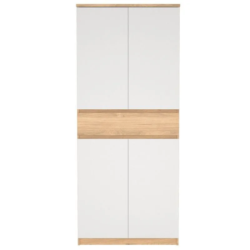 Esikukapp Naia hickory/valge
