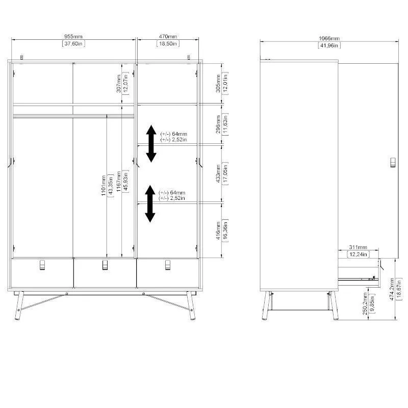 Riidekapp Ry hickory
