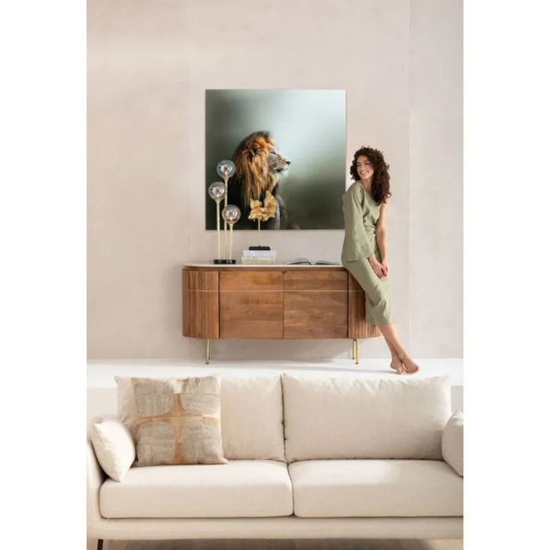 Klaaspilt Lion King 100x100
