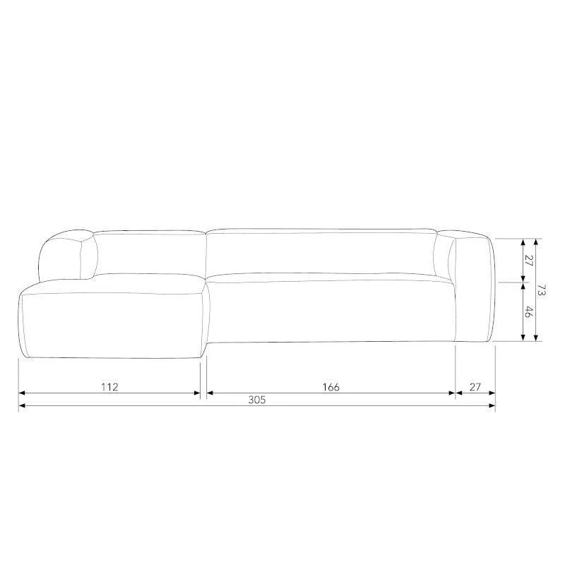 WOOOD Nurgadiivan Bean vasak waterplant