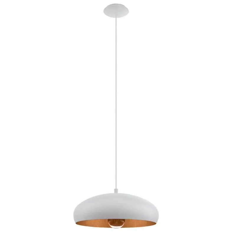 Laelamp Mogano I valge/kuldne