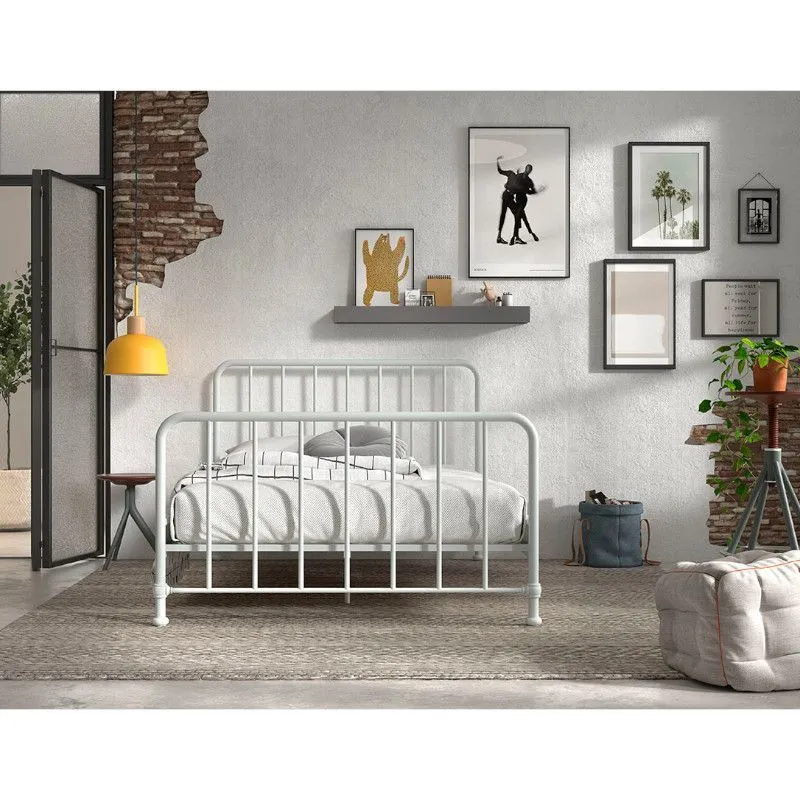 Voodi Bronxx 140x200 valge