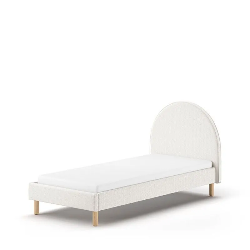 Voodi Moon 90x200 buklee valge