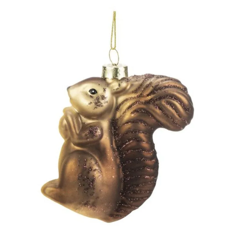 Jõuluehe Glitter Squirrel pruun