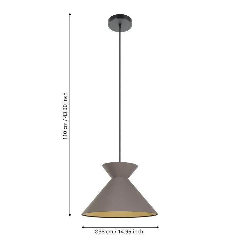 Ripplamp Eglo Nastasia cappuccino