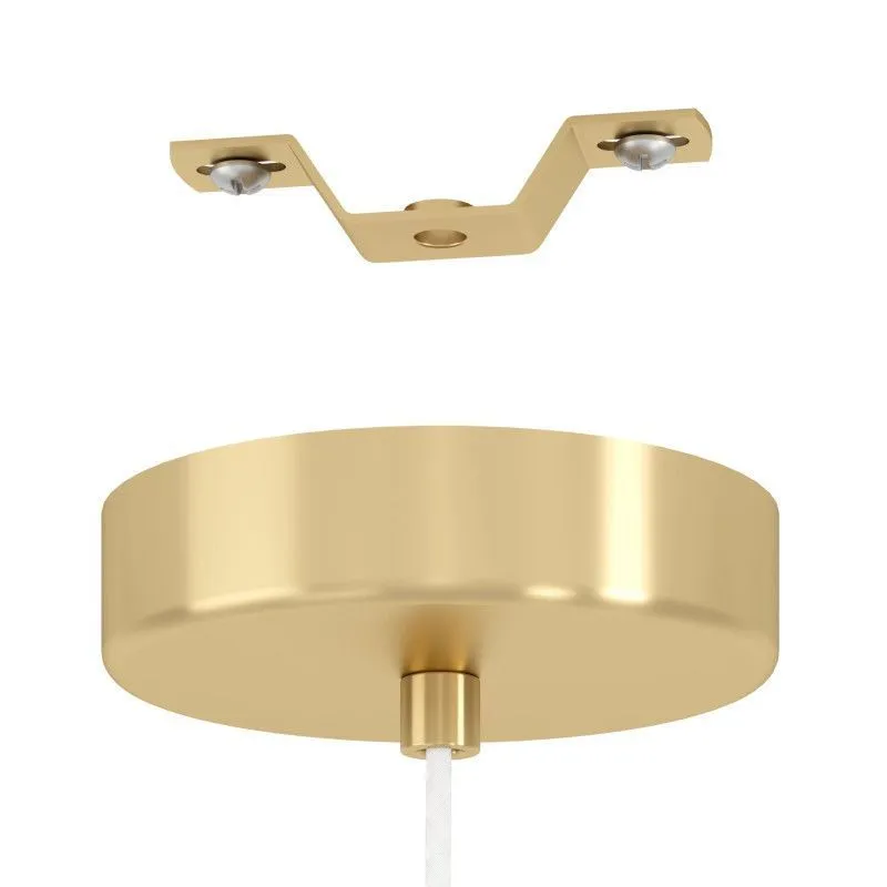 Ripplamp Eglo Aglientina messing/valge